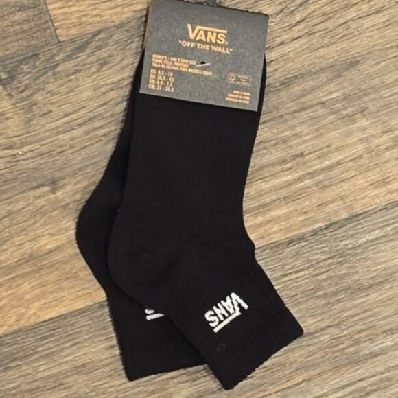 Vans Logo Ankle Sock- Black - Picture 4 of 5